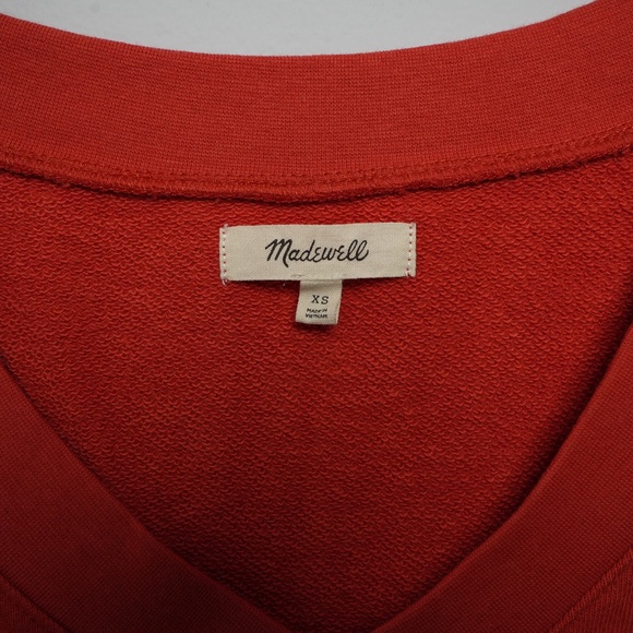 (Re)sourced French Terry Sweatshirt Tee  Sienna Orange XS - Picture 5 of 7